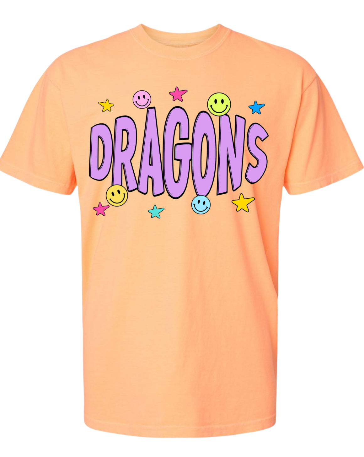 Neon Orange Dragons