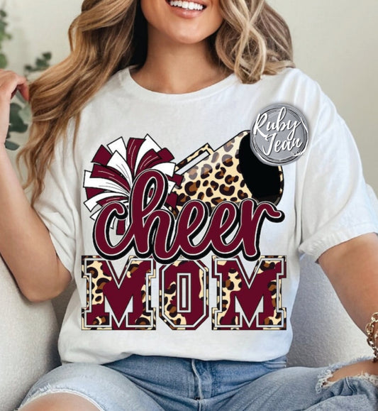 Cheer Mom Maroon 🐆📣