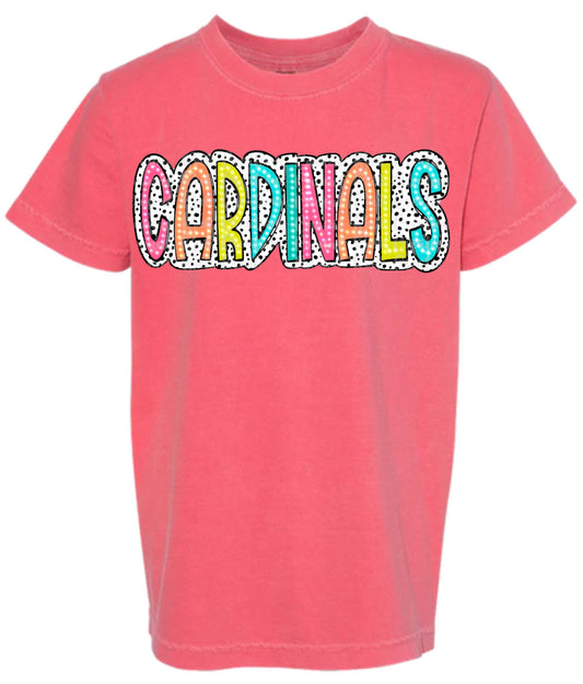 Cardinals Rainbow with dots