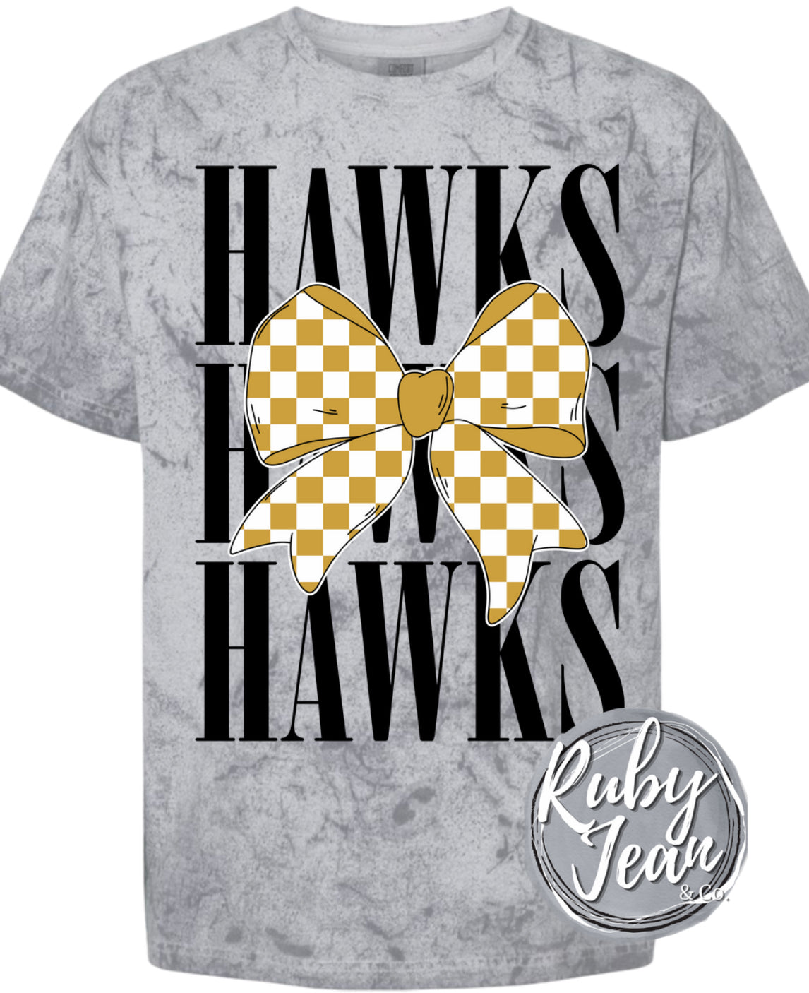 Hawks Checkered Bow