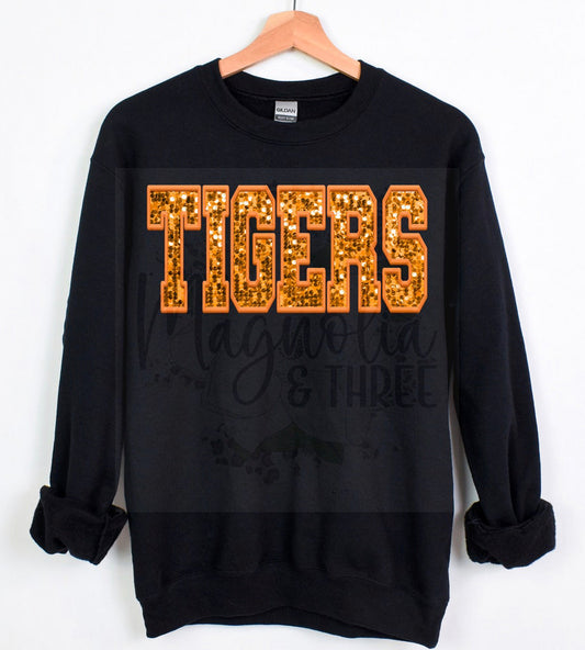 Tigers Faux Sequins