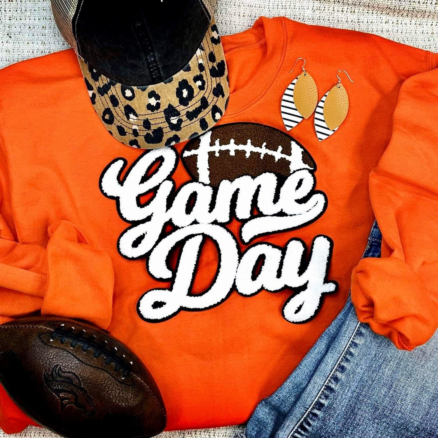 Game Day Chenille Patch Sweatshirt